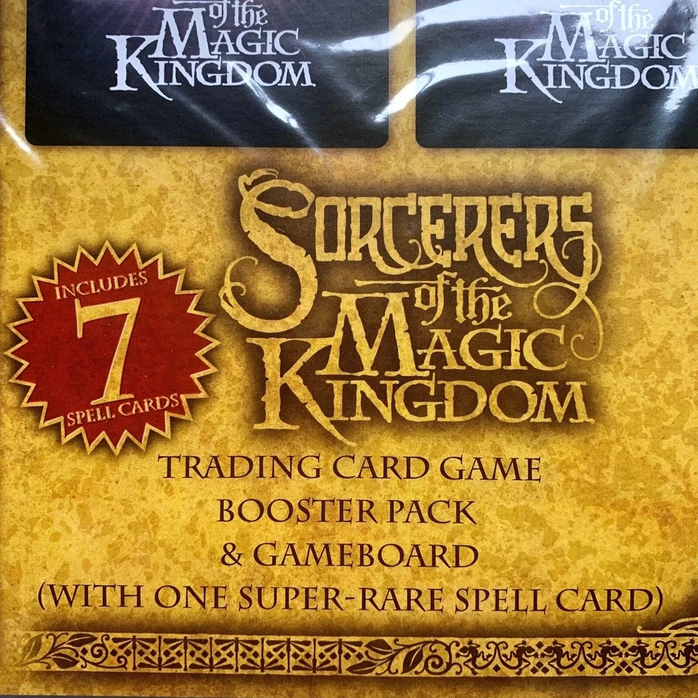 WDW SOTMK Trading Card Game Booster Pack and Gameboard +Bonus New Pack of  Cards